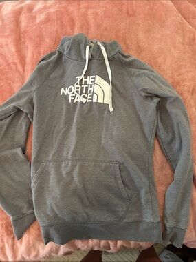 The North Face women’s Gray  Logo Sweatshirt